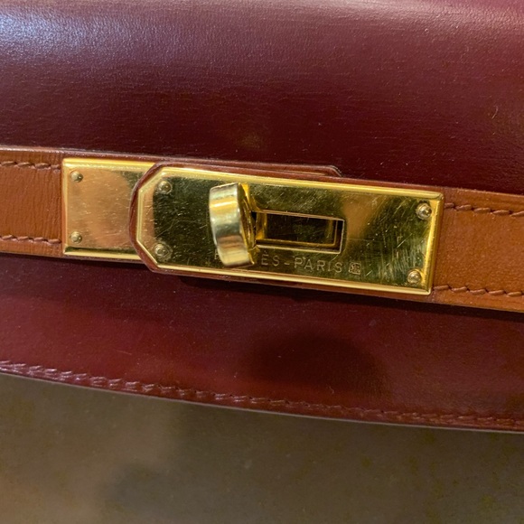 Hermès Kelly 32 Tri-Color; Vintage - Picture 3 of 8